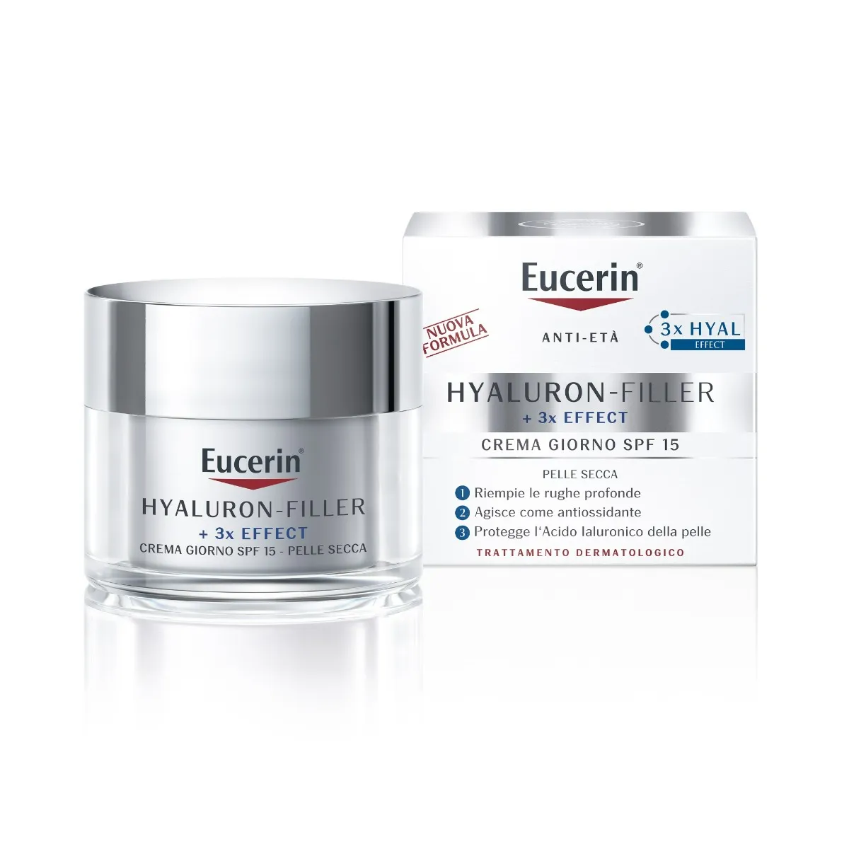 Eucerin Hyaluron Filler Дневной крем 50 мл Антивозрастной
Eucerin Hyaluron Filler Дневной крем 50 мл Антивозрастной