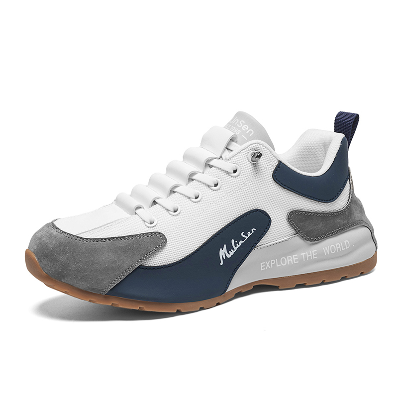 Mulinsen Износостойкие мужские низкие кеды белые, цвет White
Mulinsen Износостойкие мужские низкие кеды белые, цвет White