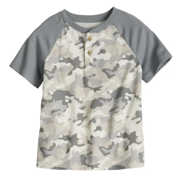 Футболка реглан хенли для мальчиков и малышей Jumping Beans, цвет grey camo print
Футболка реглан хенли для мальчиков и малышей Jumping Beans, цвет grey camo print