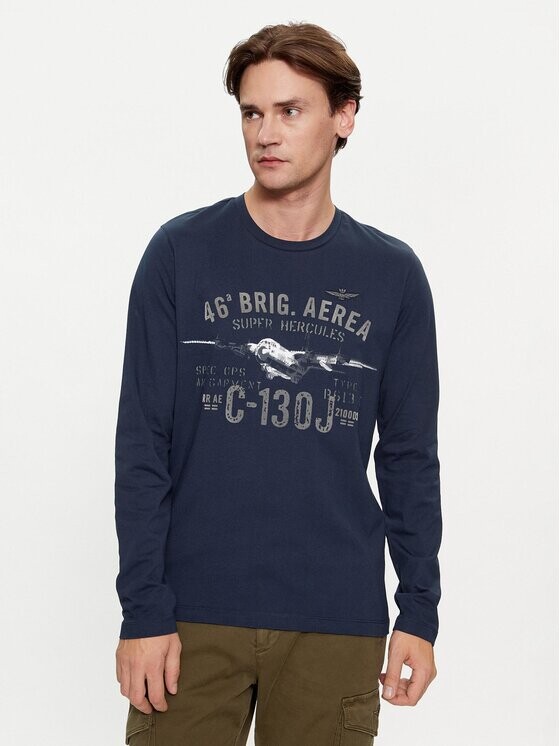 Классический крой с длинными рукавами Aeronautica Militare, синий
Классический крой с длинными рукавами Aeronautica Militare, синий