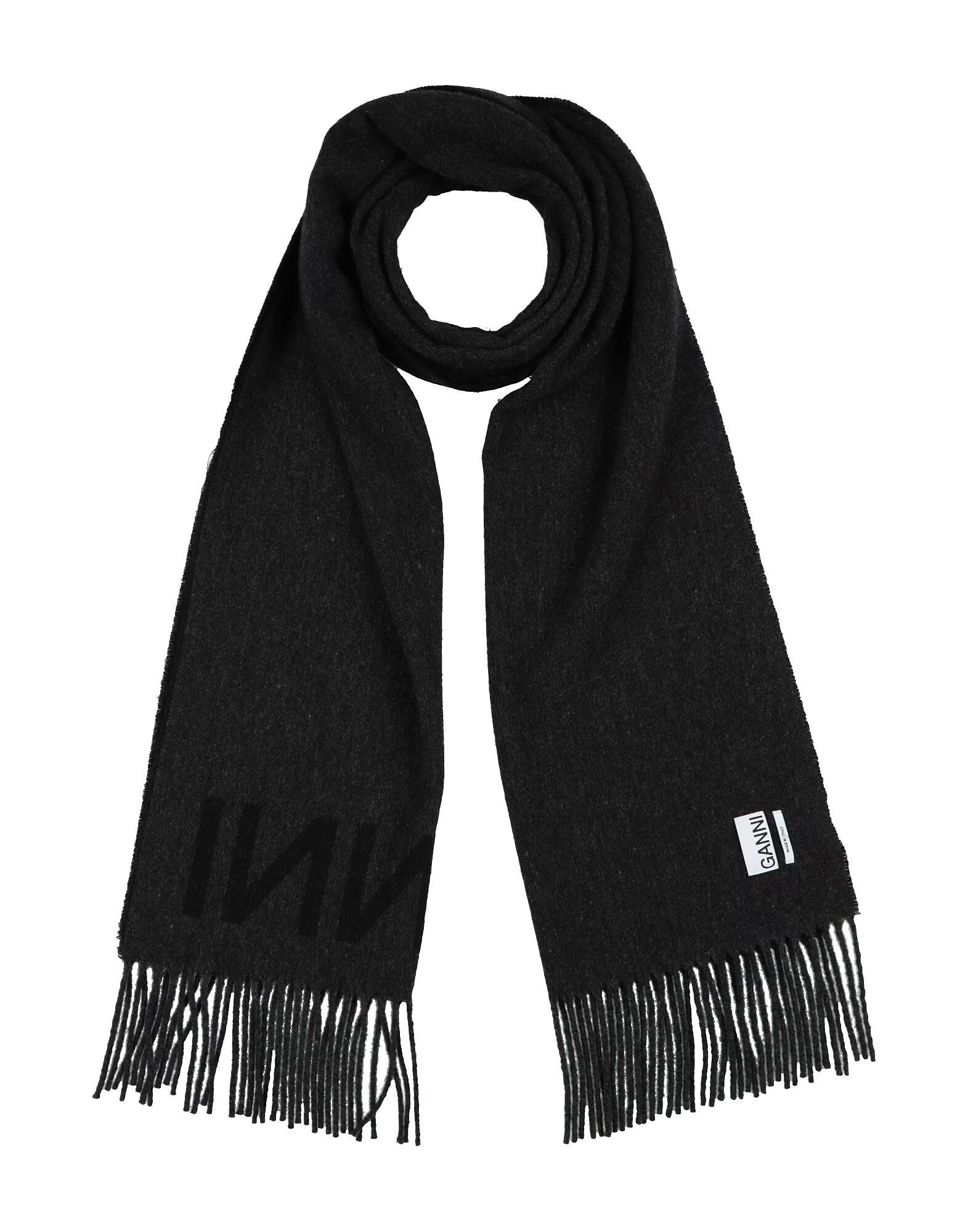Шарф Ganni, угольно-серый
Шарф Ganni, угольно-серый