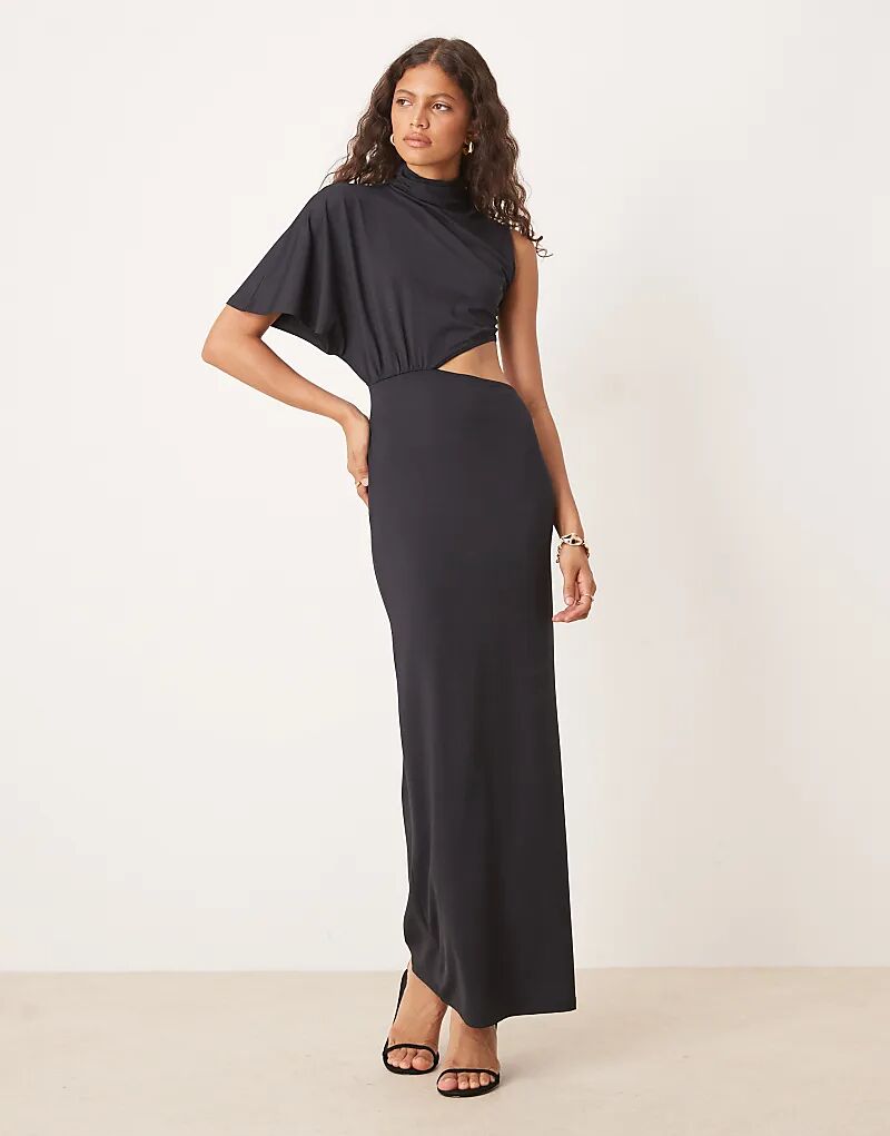 Платье макси с рукавами-кейпами и асимметричным вырезом ASOS DESIGN черного цвета
Платье макси с рукавами-кейпами и асимметричным вырезом ASOS DESIGN черного цвета