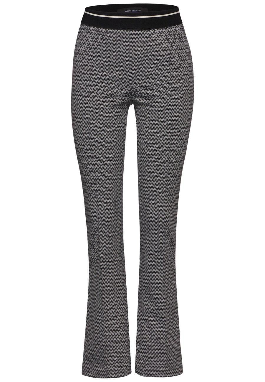 Тканевые брюки STREET ONE Boot cut Pants, серый 
Тканевые брюки STREET ONE Boot cut Pants, серый