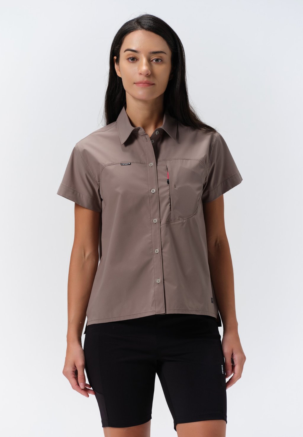 Блузка на пуговицах BOYDEN Icepeak, коричневый
Блузка на пуговицах BOYDEN Icepeak, коричневый