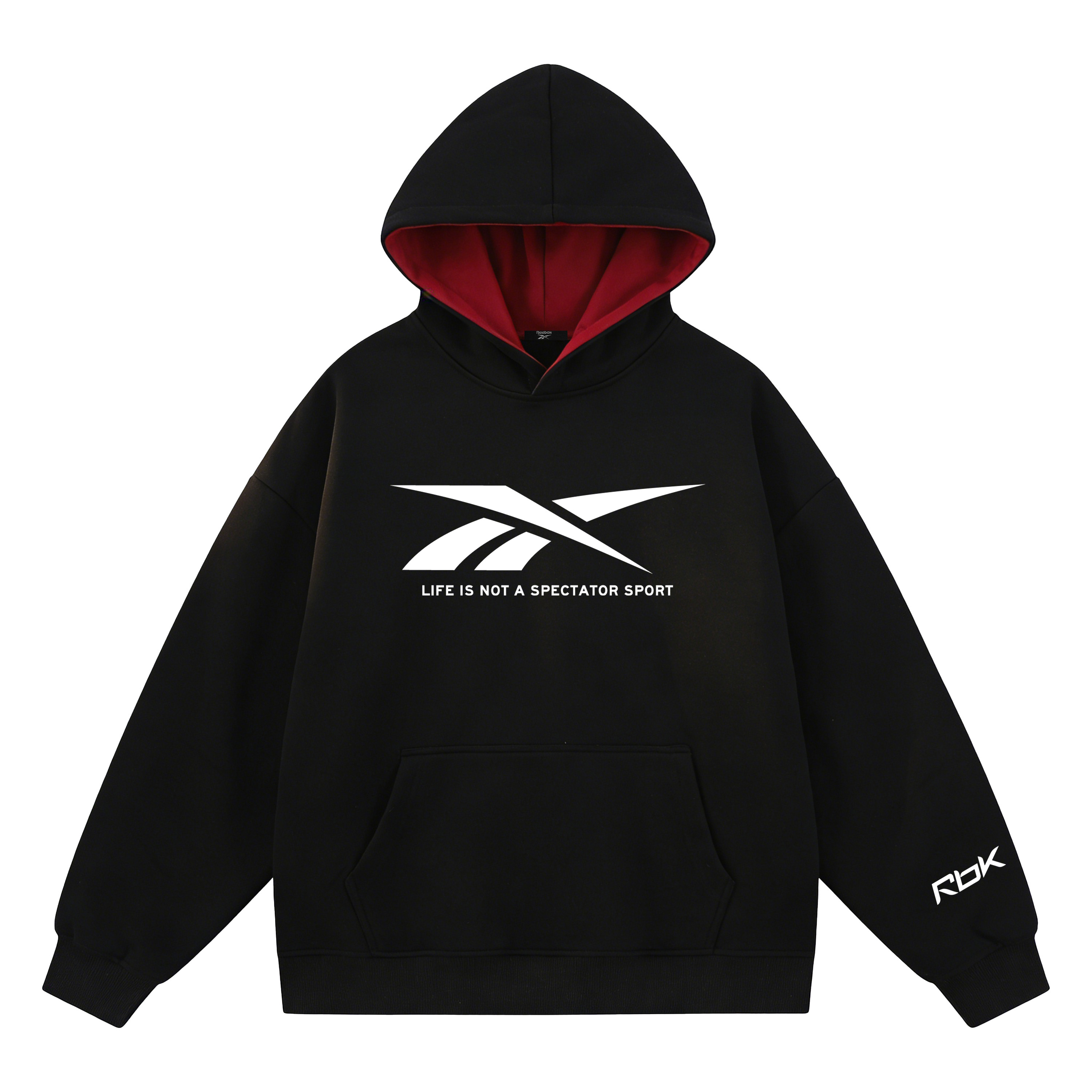 Толстовка Unisex Hooded Moderate Regular Reebok, черный & красный
Толстовка Unisex Hooded Moderate Regular Reebok, черный & красный