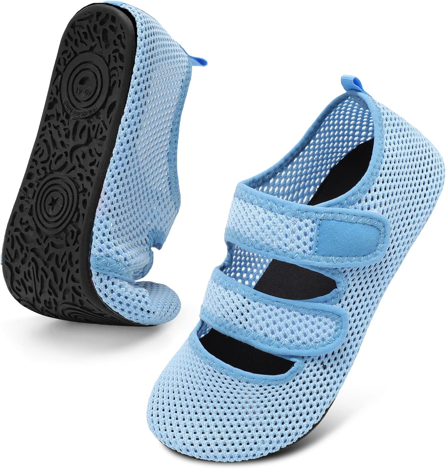 Обувь для воды Barerun для женщин и мужчин, широкая, пляжная, плавательная, аквааэробика, быстросохнущие, для бассейна, реки, моря, сандалии, нескользящие, голубой
Обувь для воды Barerun для женщин и мужчин, широкая, пляжная, плавательная, аквааэробика, быстросохнущие, для бассейна, реки, моря, сандалии, нескользящие, голубой