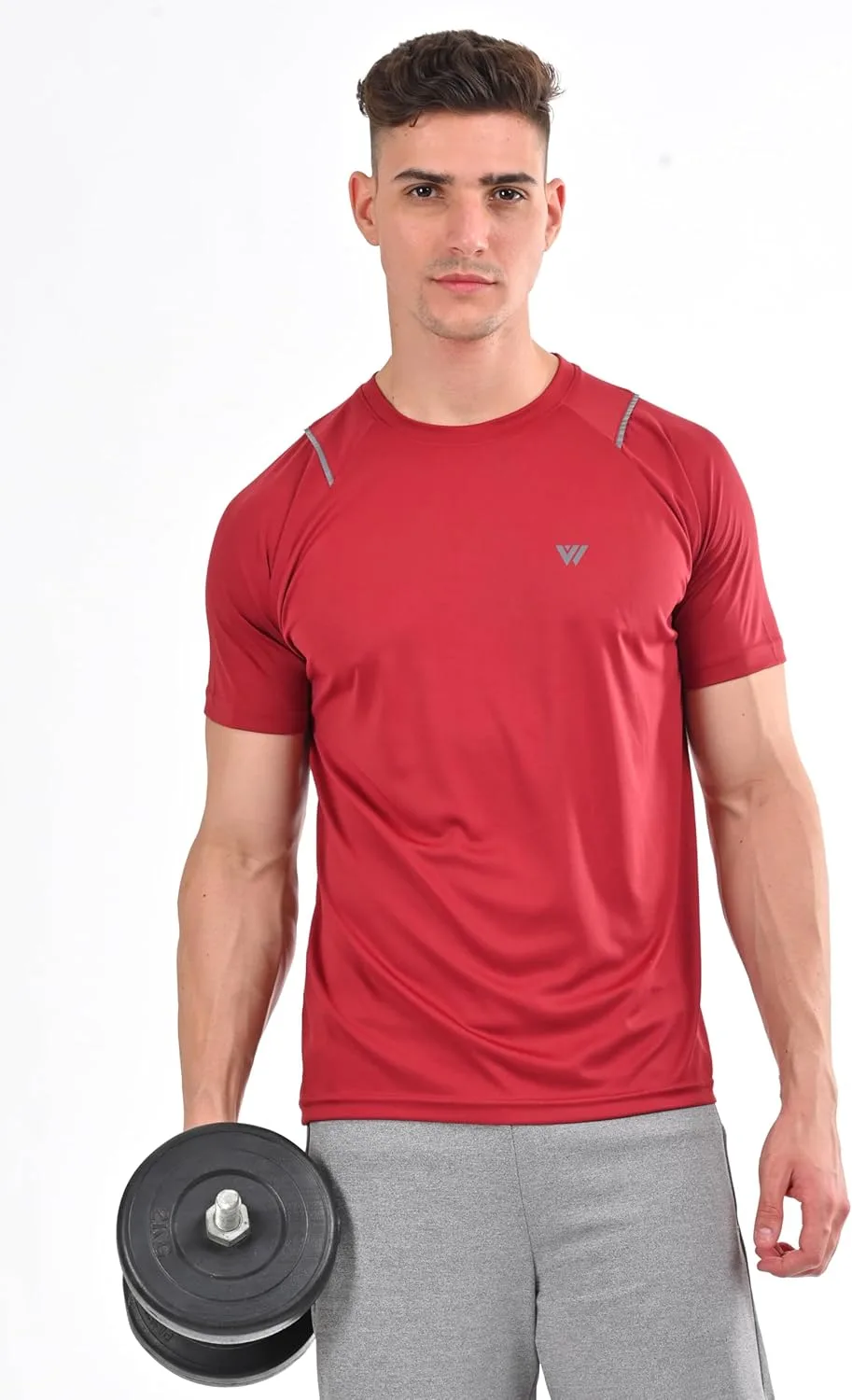 VIROH мужская футболка Regular Fit для тренировок и спорта
VIROH мужская футболка Regular Fit для тренировок и спорта