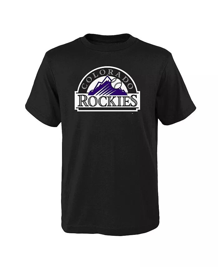 Черная футболка с логотипом основной команды Big Boys and Girls Colorado Rockies Outerstuff
Черная футболка с логотипом основной команды Big Boys and Girls Colorado Rockies Outerstuff