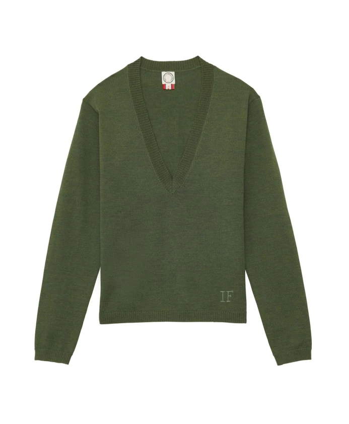 Свитер Морганы Ines De La Fressange Paris, зеленый
Свитер Морганы Ines De La Fressange Paris, зеленый