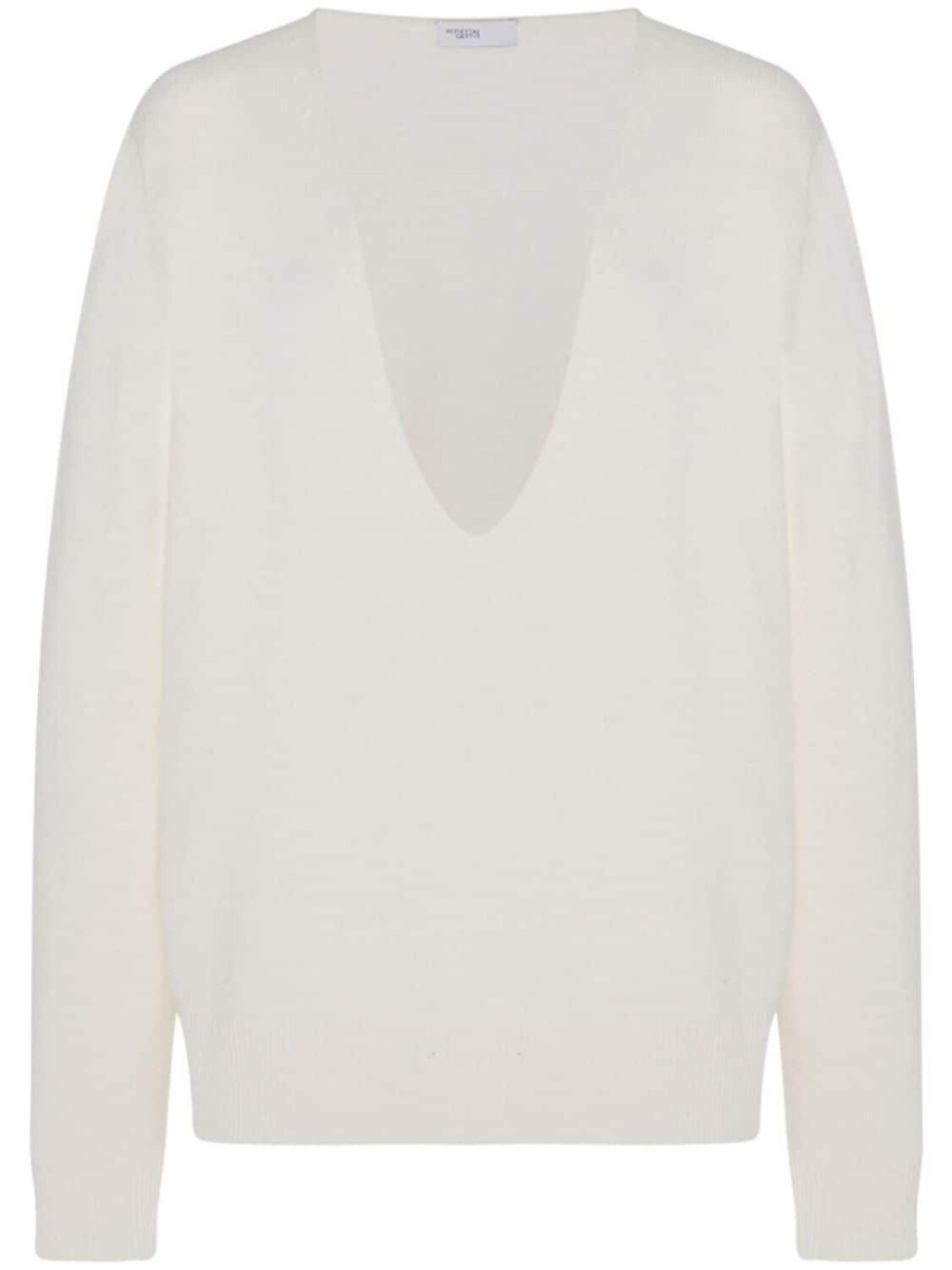 Rosetta Getty свитер с v-образным вырезом, белый 
Rosetta Getty свитер с v-образным вырезом, белый