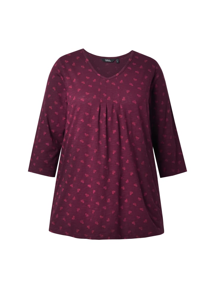 Рубашка темно-бордового цвета Ulla Popken
Рубашка темно-бордового цвета Ulla Popken