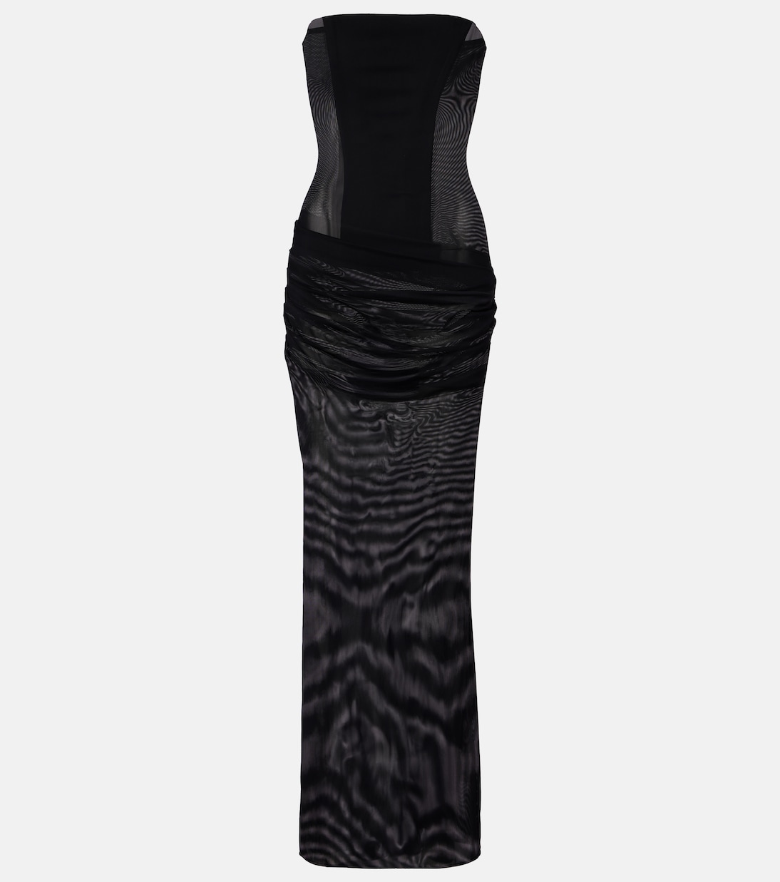 Облегающее корсетное платье без бретелей Alex Perry, черный
Облегающее корсетное платье без бретелей Alex Perry, черный