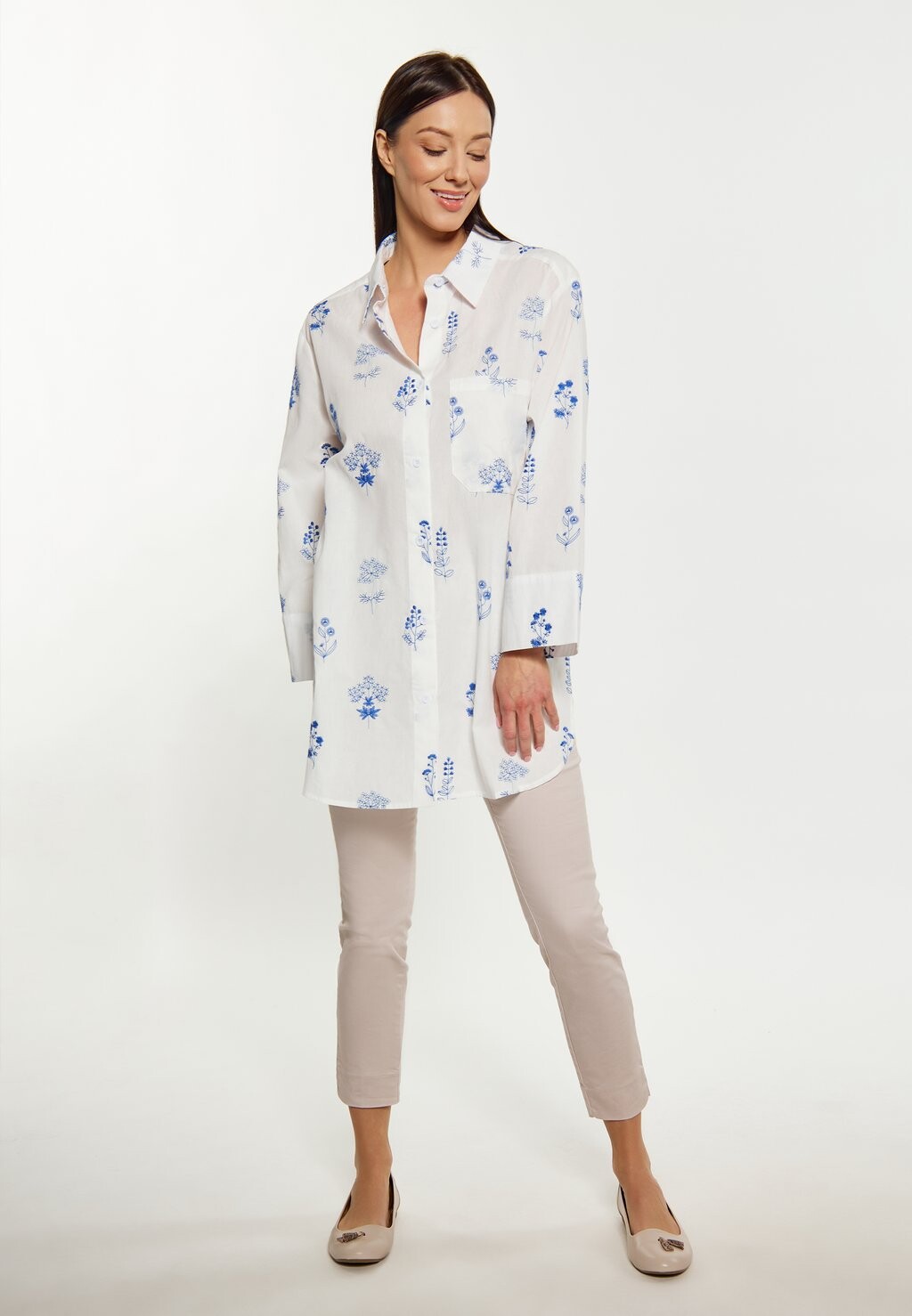 Блузка на пуговицах usha, белый
Блузка на пуговицах usha, белый