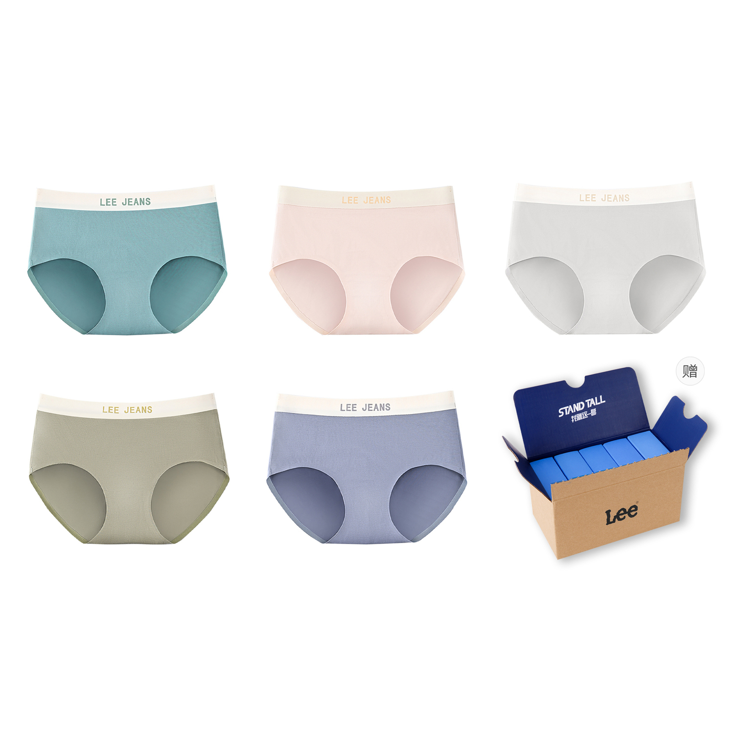 Женские боксеры 5 штук Lee, темно-серый
Женские боксеры 5 штук Lee, темно-серый