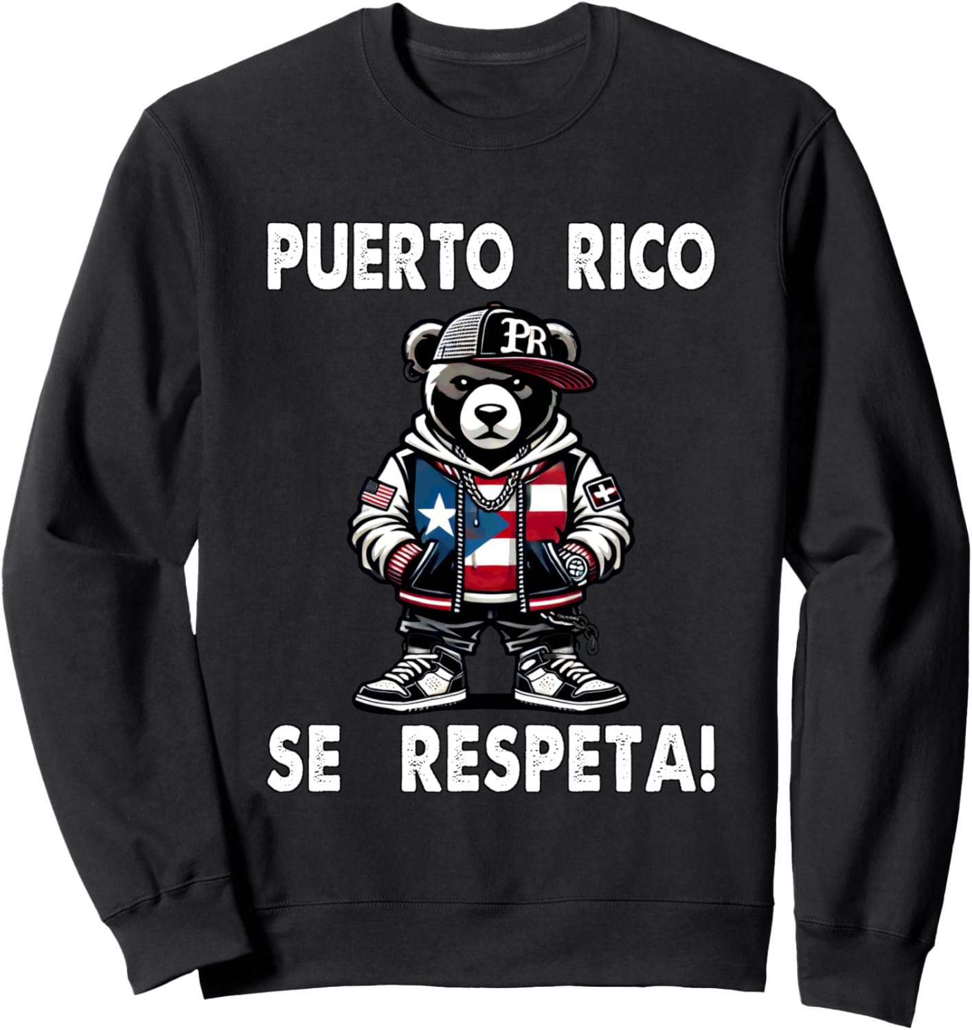 Толстовка с флагом Puerto Rico Se Respeta Boricua Bear PR Puerto Rico Se Respeta Collection, More Here, черный
Толстовка с флагом Puerto Rico Se Respeta Boricua Bear PR Puerto Rico Se Respeta Collection, More Here, черный