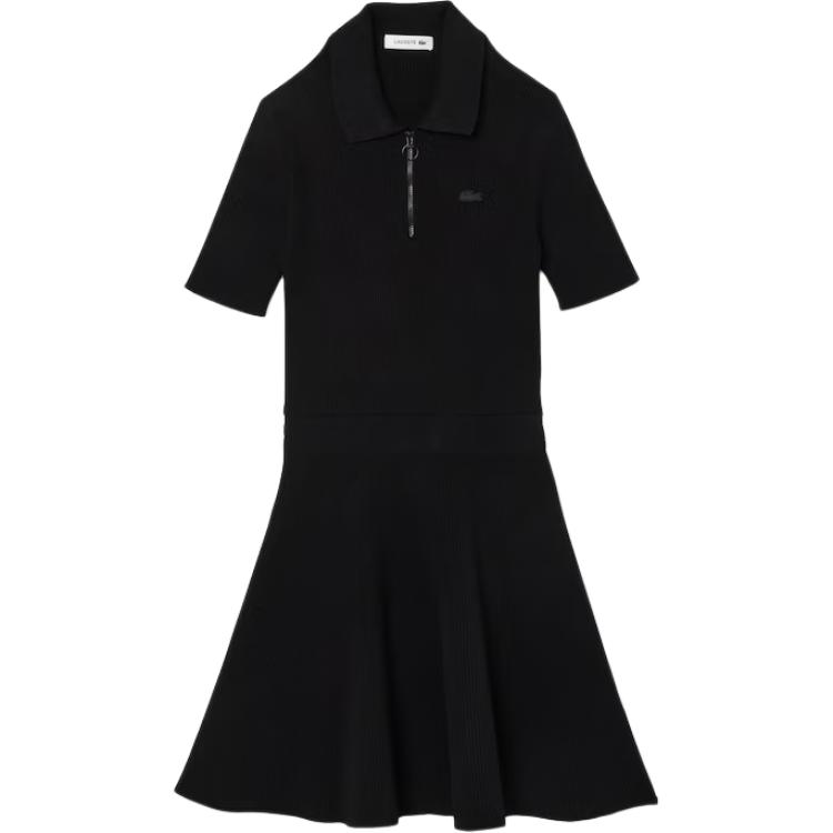 LACOSTE Женское черное платье с коротким рукавом
LACOSTE Женское черное платье с коротким рукавом