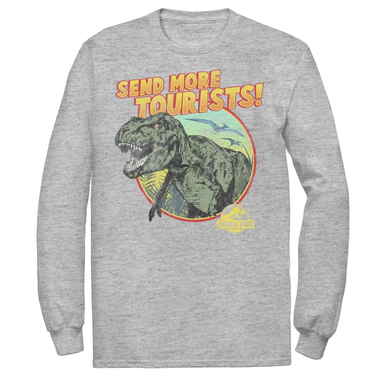 Мужская футболка Jurassic Park T-Rex Send More Tourists Licensed Character
Мужская футболка Jurassic Park T-Rex Send More Tourists Licensed Character