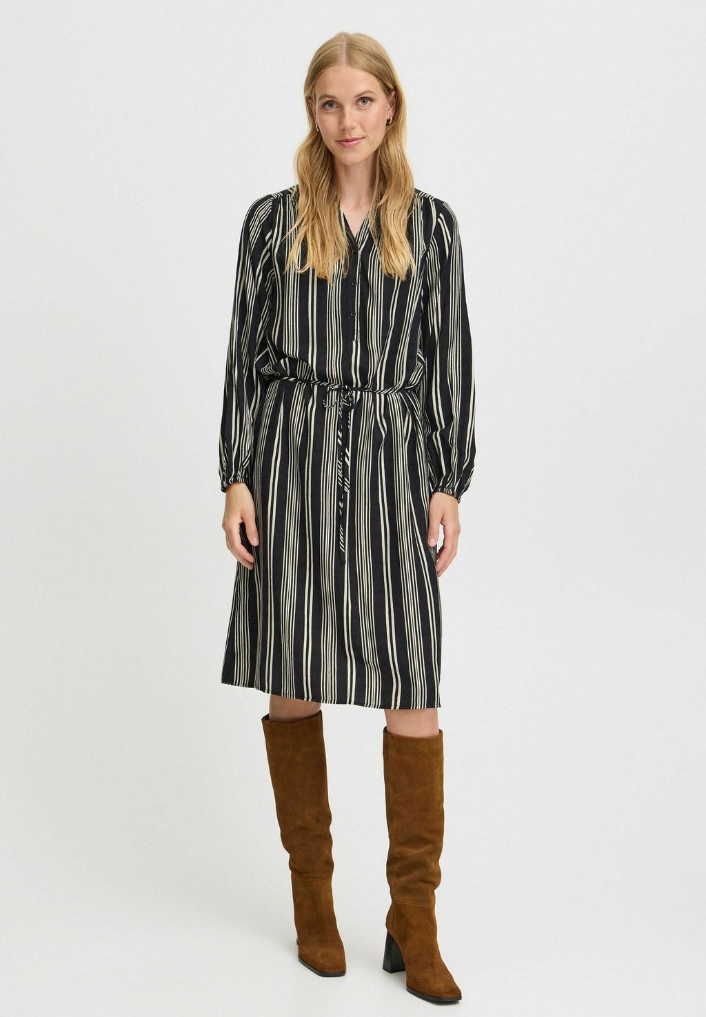 Платье-рубашка Fransa, черный
Платье-рубашка Fransa, черный