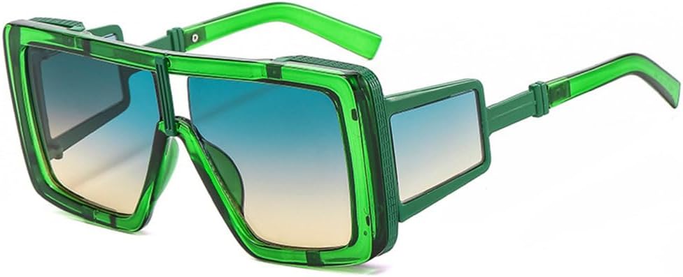 Модные солнцезащитные очки 2027 года для женщин, большие ретро-панк солнцезащитные очки для мужчин, цельные очки в крупной оправе, защита от УФ-излучения UV400 MTZJH, C5green-greenbrown
Модные солнцезащитные очки 2027 года для женщин, большие ретро-панк солнцезащитные очки для мужчин, цельные очки в крупной оправе, защита от УФ-излучения UV400 MTZJH, C5green-greenbrown