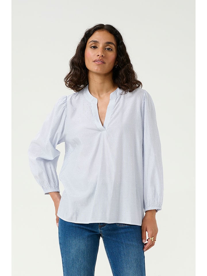 Блузка Milena Kaffe, цвет hellblau/weiß 
Блузка Milena Kaffe, цвет hellblau/weiß