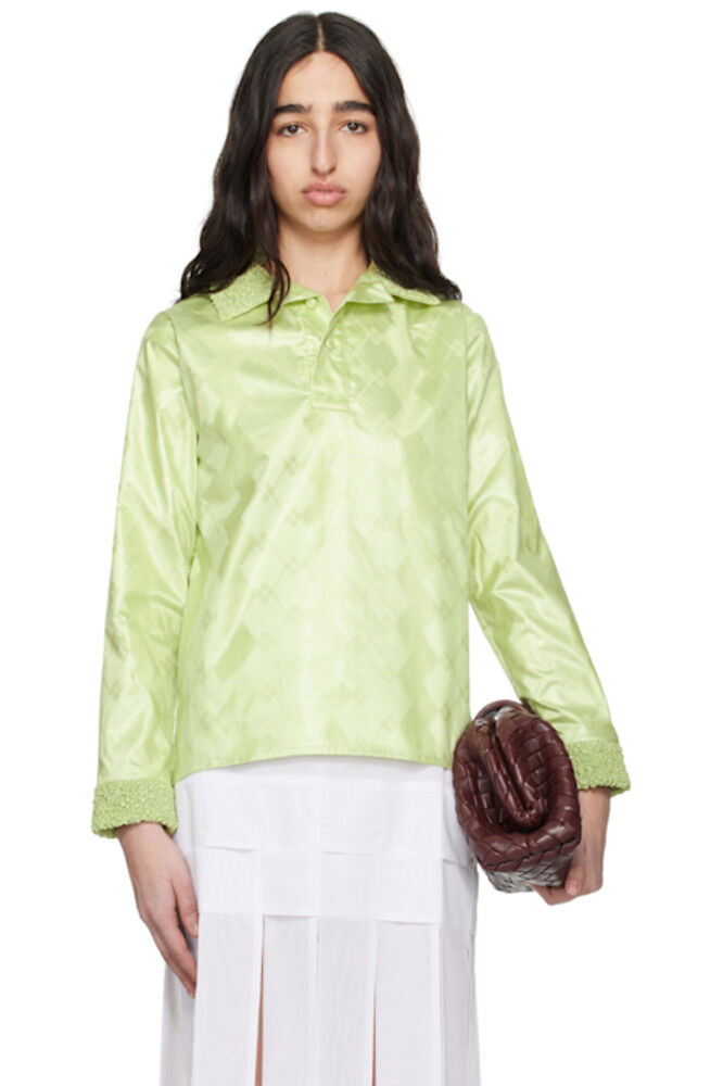 Зеленое поло с длинным рукавом Bazan SUPER YAYA
Зеленое поло с длинным рукавом Bazan SUPER YAYA