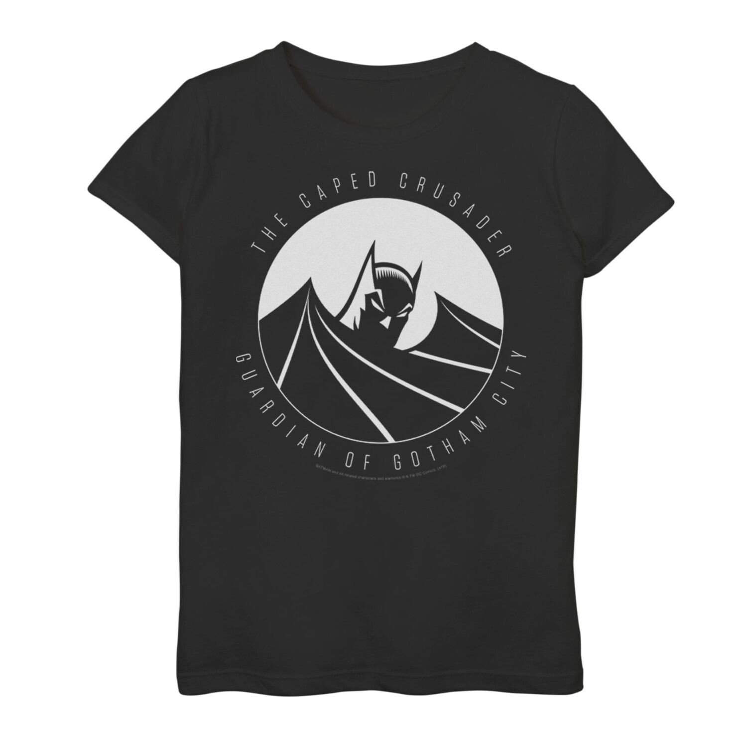 Футболка с изображением DC Comics для девочек 7–16 лет, Бэтмен, крестоносец в плаще, текстовый постер и графическая футболка DC Comics
Футболка с изображением DC Comics для девочек 7–16 лет, Бэтмен, крестоносец в плаще, текстовый постер и графическая футболка DC Comics