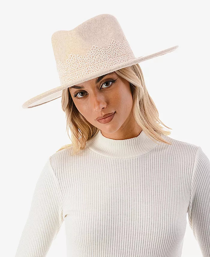 Женская шляпа-панама из шерстяной смеси с кружевной отделкой Marcus Adler, розовый
Женская шляпа-панама из шерстяной смеси с кружевной отделкой Marcus Adler, розовый