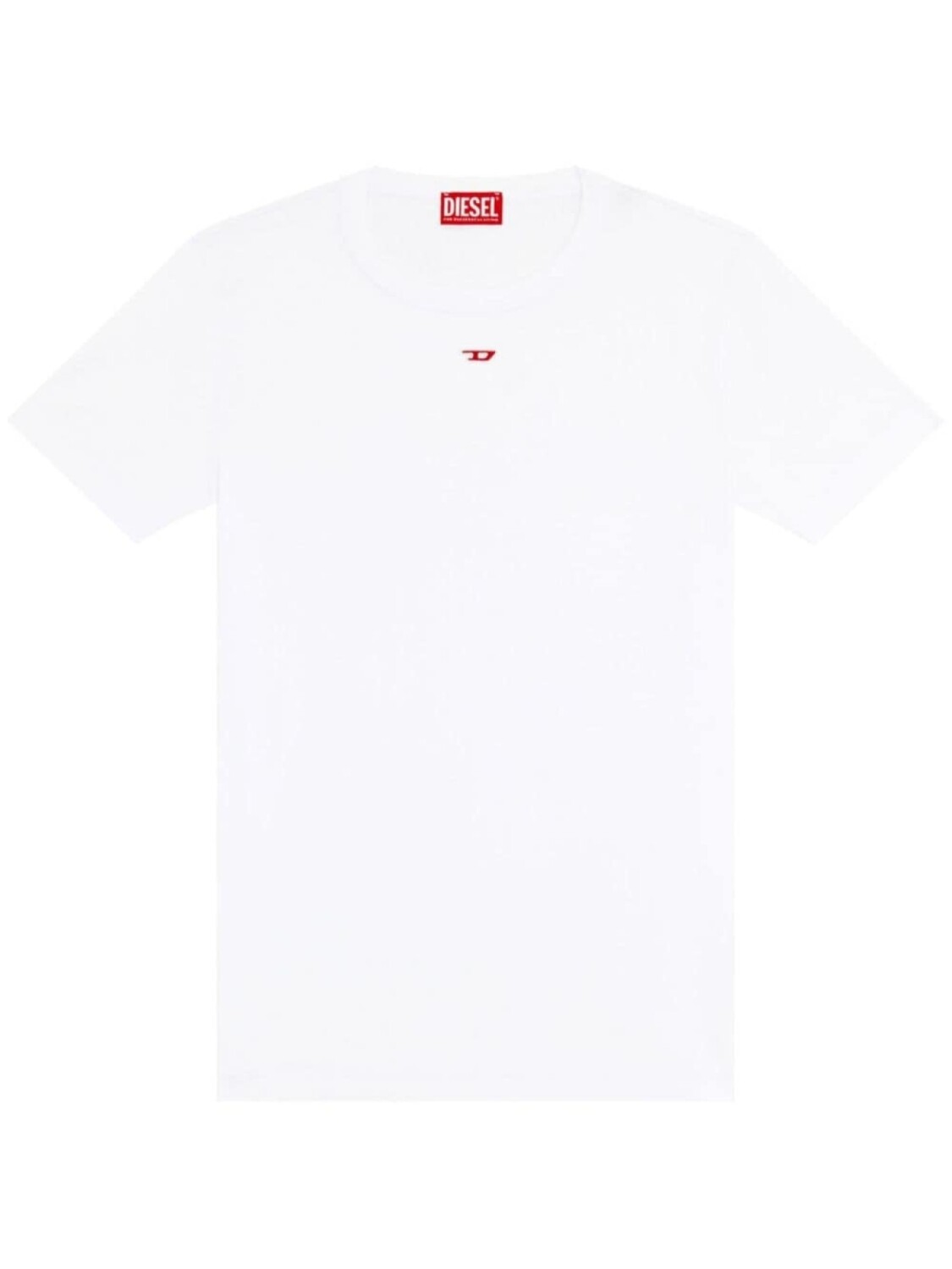 Футболка в рубчик с круглым вырезом Diesel, белый
Футболка в рубчик с круглым вырезом Diesel, белый