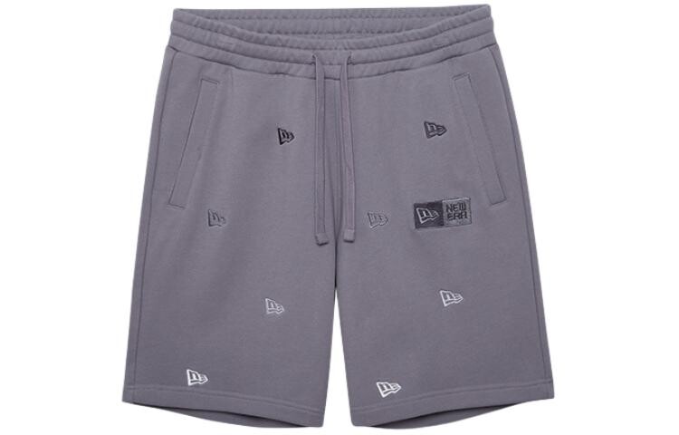 Повседневные шорты унисекс серые New Era, серый 
Повседневные шорты унисекс серые New Era, серый