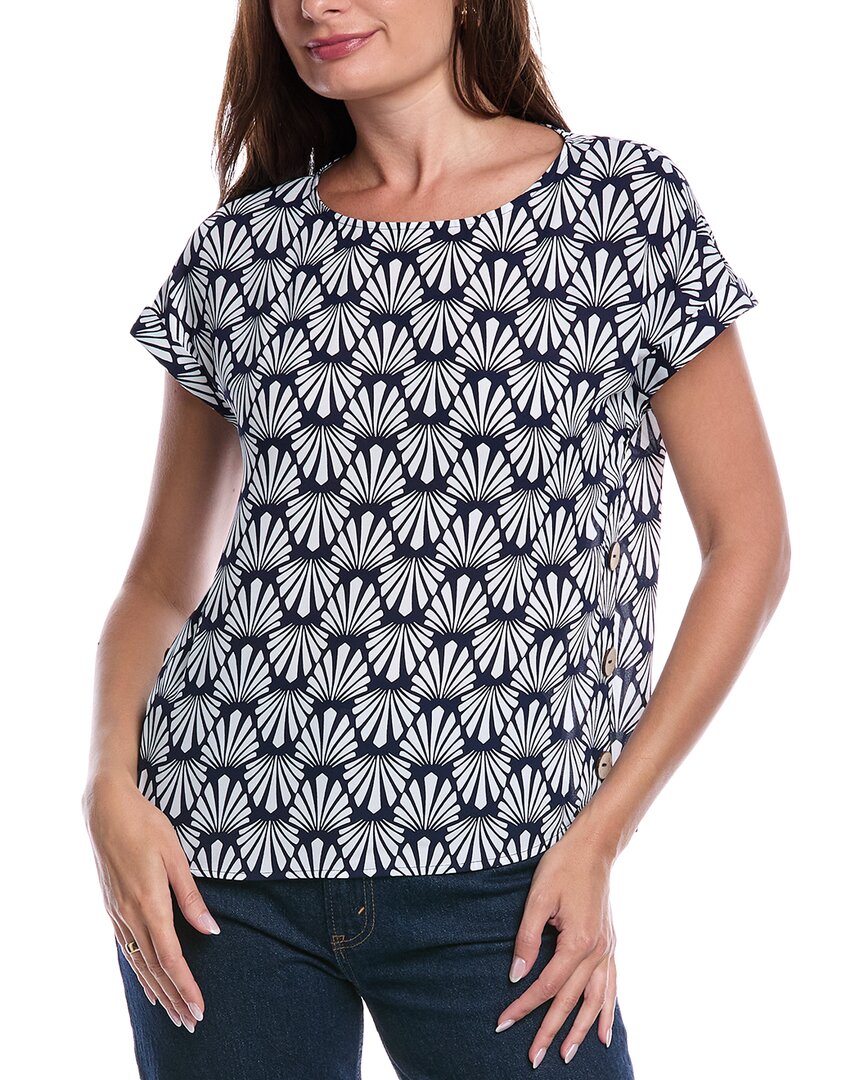 Джонс Нью-Йорк Блузка с деталями из пуговиц Jones New York, синий
Джонс Нью-Йорк Блузка с деталями из пуговиц Jones New York, синий