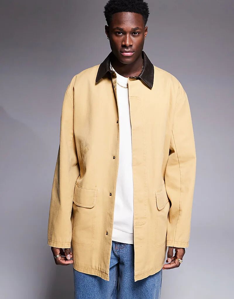 Полупальто из стираного хлопка в каменном цвете с контрастным воротником ASOS DESIGN, Оранжевый, Полупальто из стираного хлопка в каменном цвете с контрастным воротником ASOS DESIGN
Полупальто из стираного хлопка в каменном цвете с контрастным воротником ASOS DESIGN, Оранжевый, Полупальто из стираного хлопка в каменном цвете с контрастным воротником ASOS DESIGN