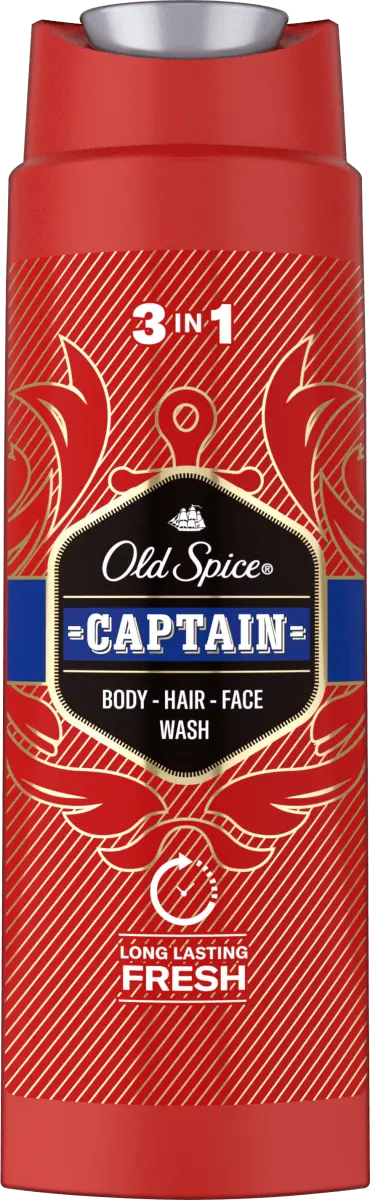 Гель для душа Капитан 3в1 250мл Old Spice
Гель для душа Капитан 3в1 250мл Old Spice
