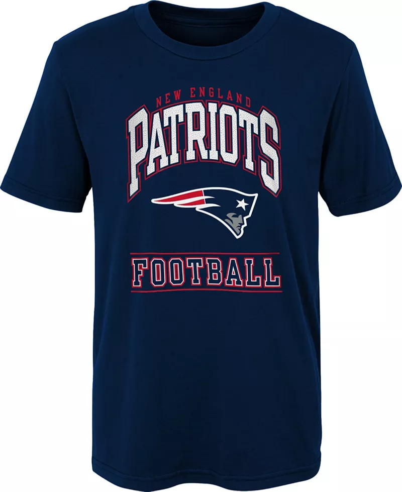 Одежда команды НФЛ, темно-синяя футболка New England Patriots с большими блокировщиками для мальчиков NFL Team Apparel
Одежда команды НФЛ, темно-синяя футболка New England Patriots с большими блокировщиками для мальчиков NFL Team Apparel