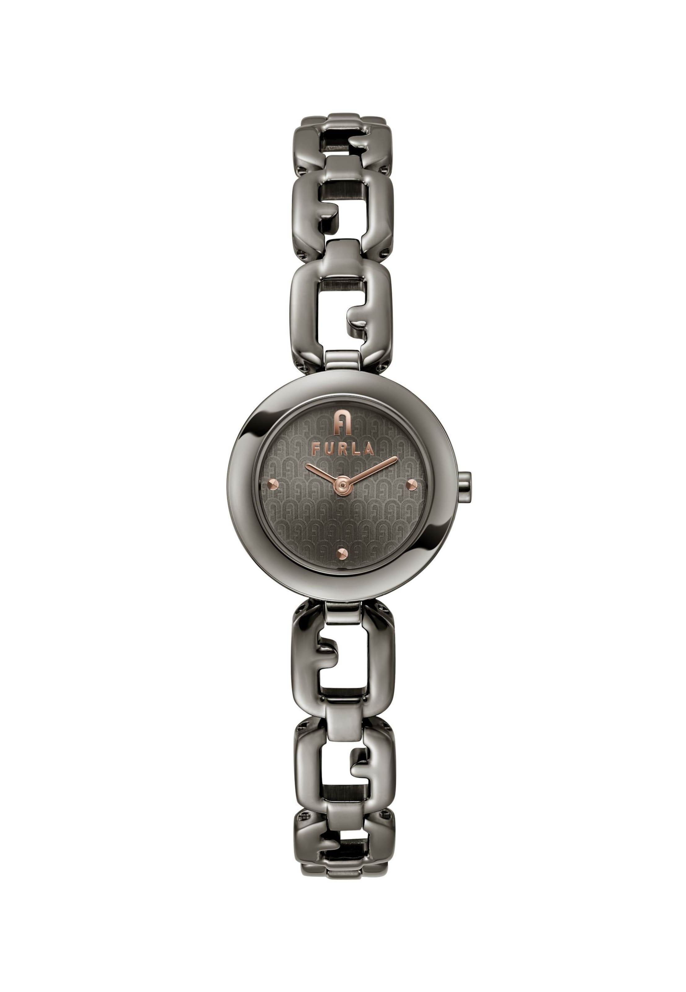 FURLA Аналоговые часы 'Arco Chain' в сером цвете
FURLA Аналоговые часы 'Arco Chain' в сером цвете