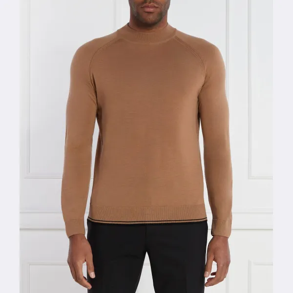 Шерстяной свитер даже стандартной посадки Boss, коричневый
Шерстяной свитер даже стандартной посадки Boss, коричневый