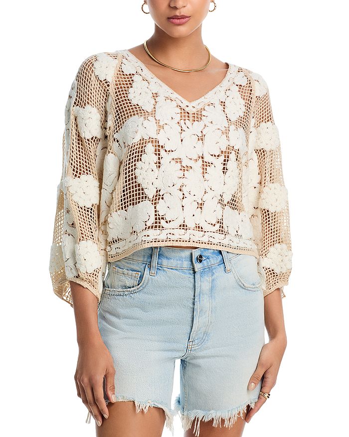 Вязаный топ - эксклюзив AQUA, слоновая кость/кремовый
Вязаный топ - эксклюзив AQUA, слоновая кость/кремовый