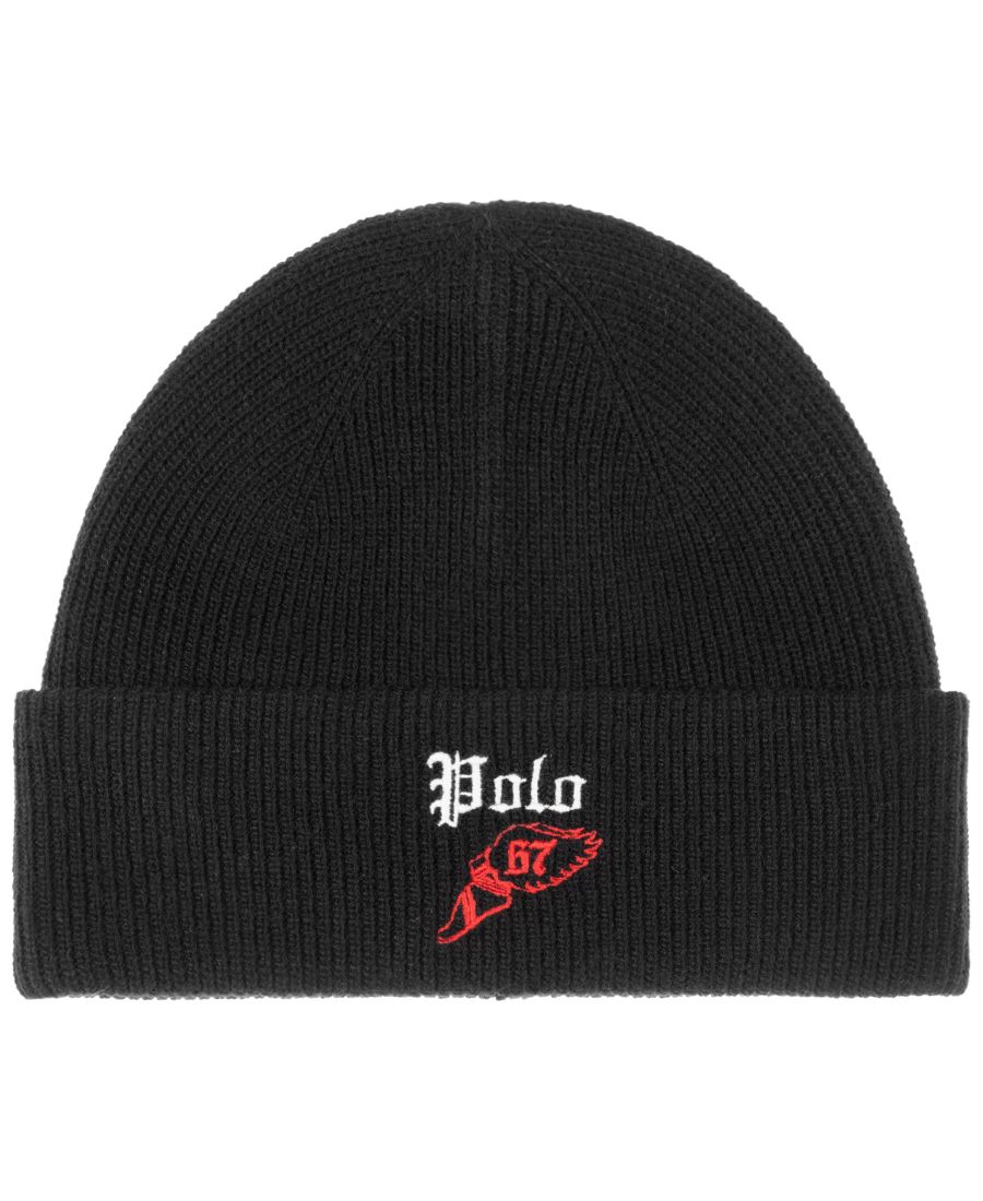 Мужская шапка-бини с крыльями Polo Ralph Lauren, Black
Мужская шапка-бини с крыльями Polo Ralph Lauren, Black