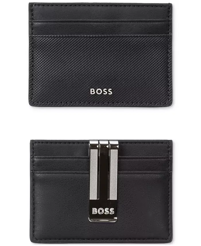 Мужской картхолдер с клипом Hugo Boss, черный
Мужской картхолдер с клипом Hugo Boss, черный