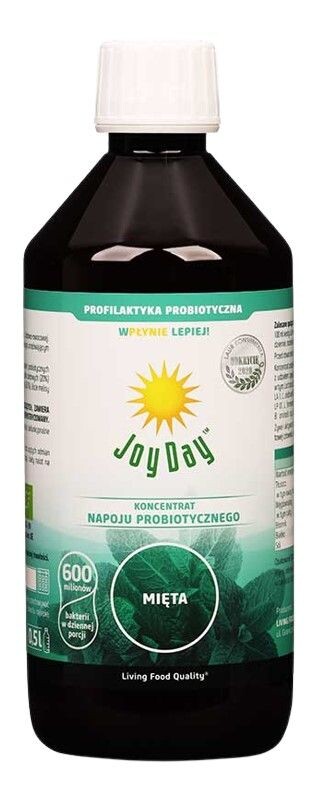 Препарат, поддерживающий функцию кишечника Joy Day EKO Koncentrat Napoju Probiotycznego Joy Day Mięta, 500 мл
Препарат, поддерживающий функцию кишечника Joy Day EKO Koncentrat Napoju Probiotycznego Joy Day Mięta, 500 мл