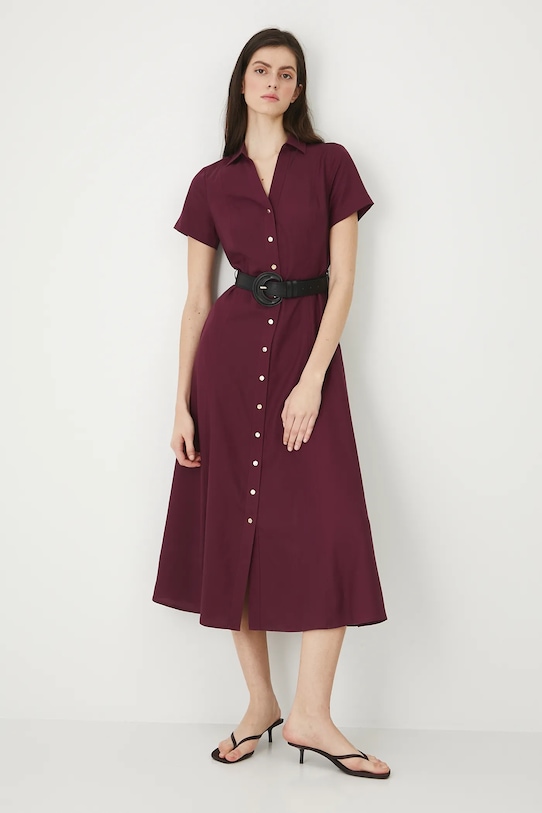 Платье с добавлением льна Medicine, бордовый
Платье с добавлением льна Medicine, бордовый