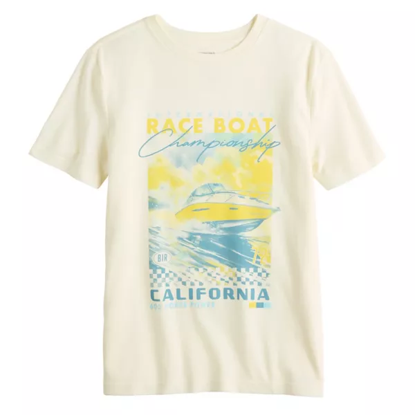 Футболка с коротким рукавом и принтом для мальчиков 8-20 лет на каждый день Sonoma Goods For Life, цвет ivory race
Футболка с коротким рукавом и принтом для мальчиков 8-20 лет на каждый день Sonoma Goods For Life, цвет ivory race