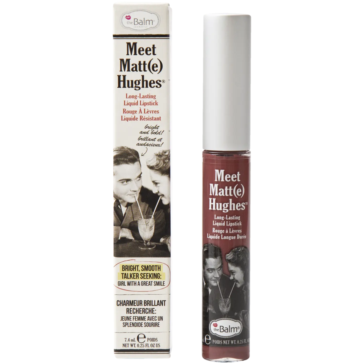 Очаровательная жидкая помада The Balm Meet Matt(E) Hughes, 7,4 мл
Очаровательная жидкая помада The Balm Meet Matt(E) Hughes, 7,4 мл