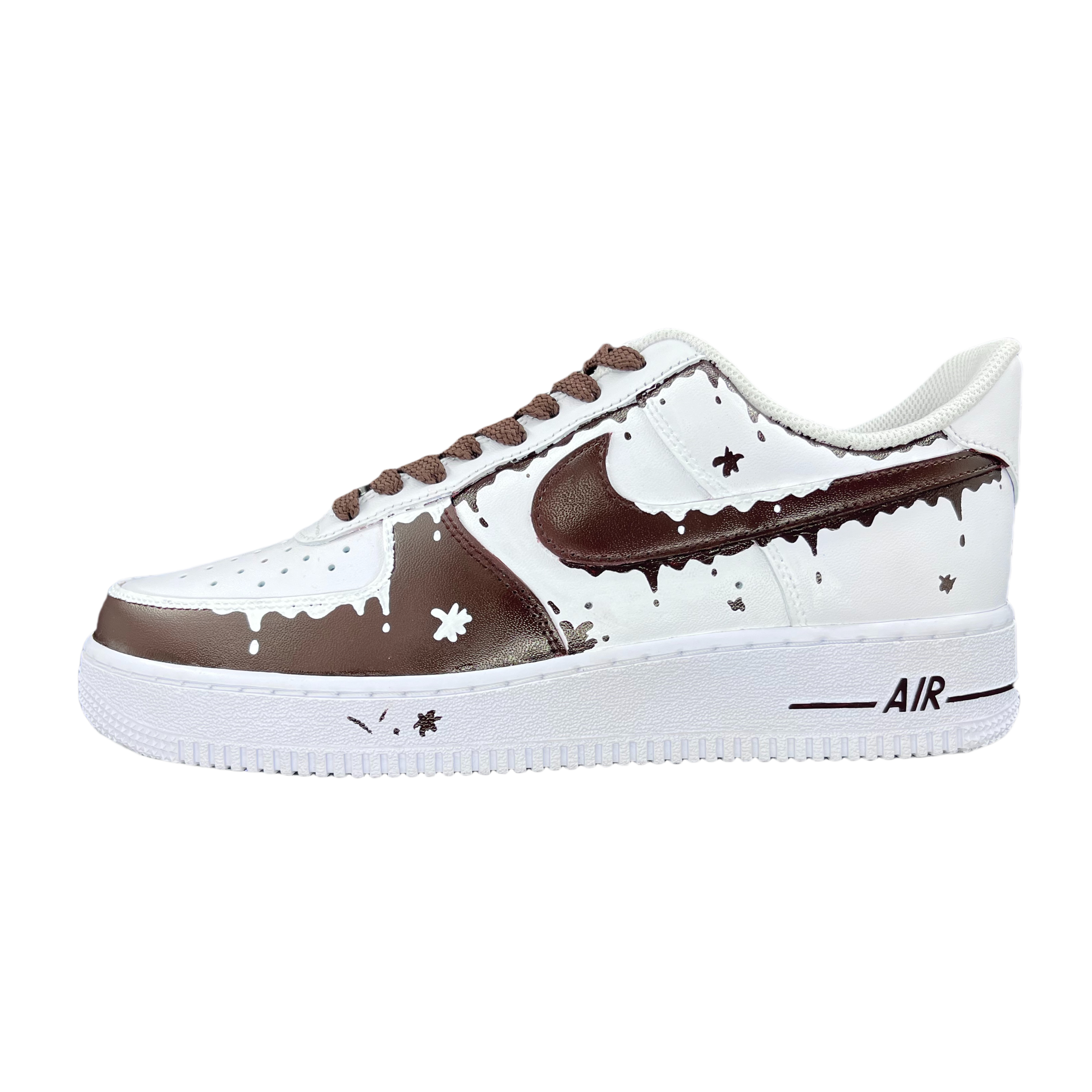 Nike Кроссовки для скейтбординга Air Force 1, мужские, низкие, коричневые
Nike Кроссовки для скейтбординга Air Force 1, мужские, низкие, коричневые