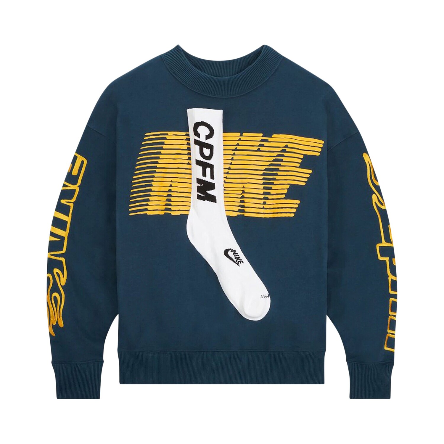 Флисовый свитшот с круглым вырезом Nike x CPFM Socks, темно-зеленый
Флисовый свитшот с круглым вырезом Nike x CPFM Socks, темно-зеленый