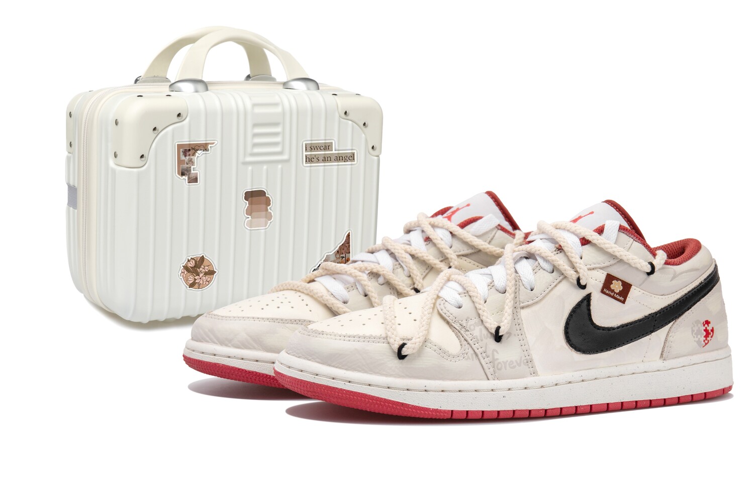 Кроссовки Air Jordan 1 Vintage Basketball Shoes Men Low-top Beige/black/red, бежевый/черный/красный
Кроссовки Air Jordan 1 Vintage Basketball Shoes Men Low-top Beige/black/red, бежевый/черный/красный