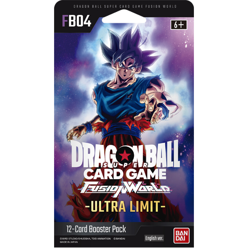Карточная игра Dragon Ball Super Fusion World: Ultra Limit (Fb04) – Booster Pack Bandai
Карточная игра Dragon Ball Super Fusion World: Ultra Limit (Fb04) – Booster Pack Bandai