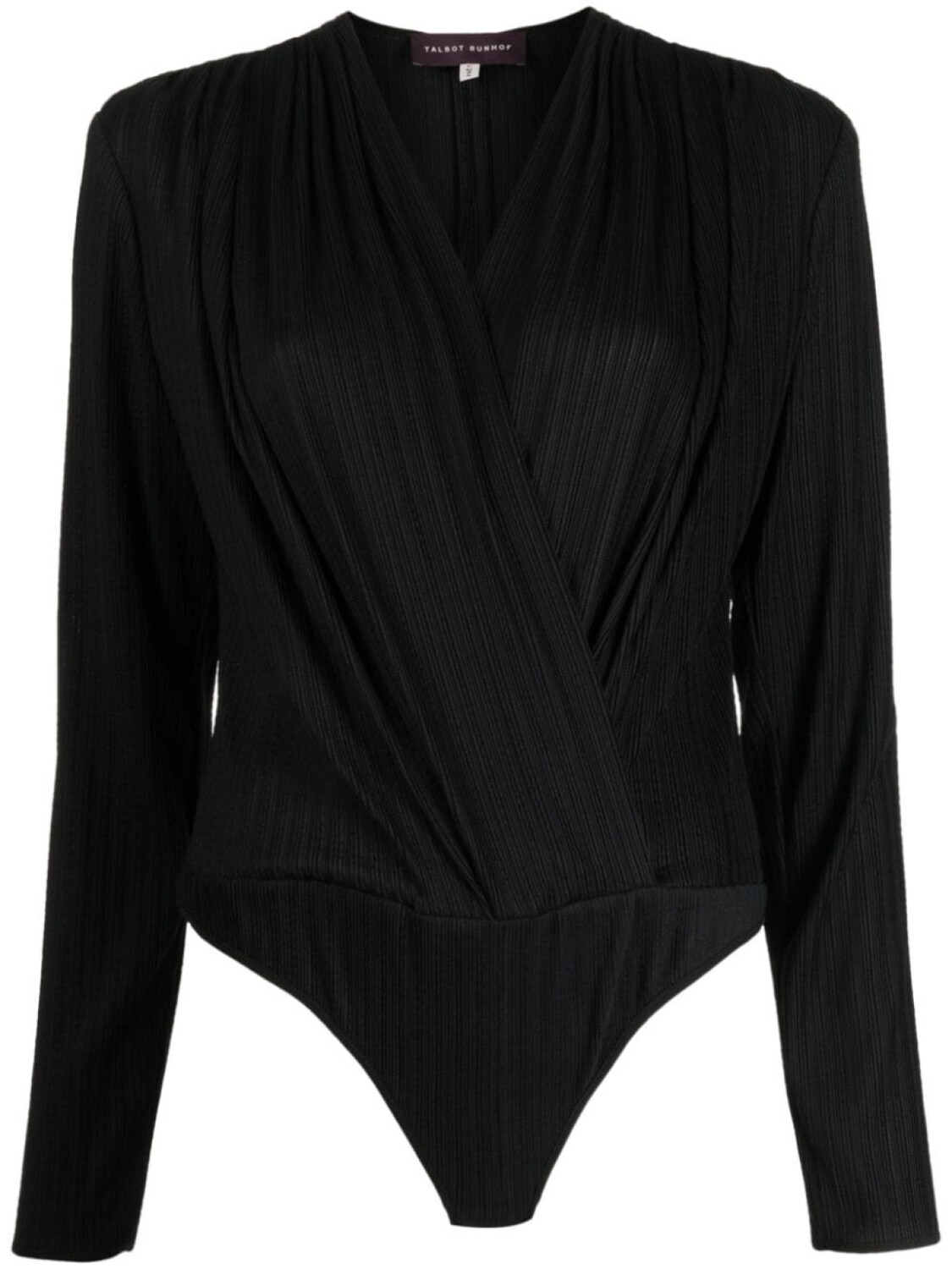 Talbot Runhof боди в рубчик, черный
Talbot Runhof боди в рубчик, черный