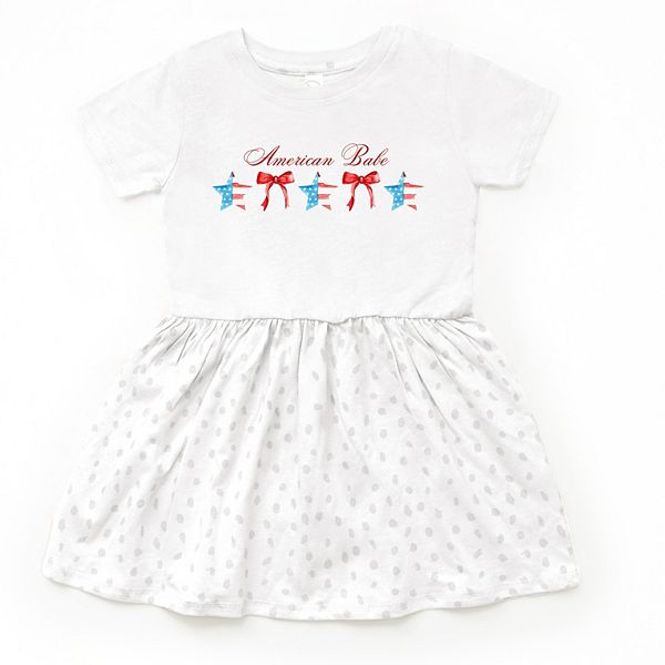 Платье American Babe Star Bow Coquette для малышей The Juniper Shop, White Spot
Платье American Babe Star Bow Coquette для малышей The Juniper Shop, White Spot