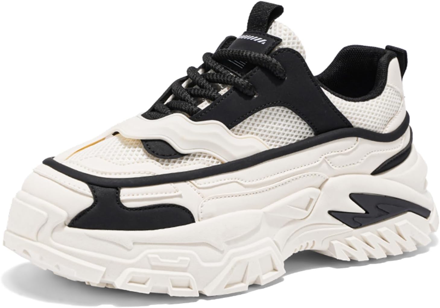 Мужские повседневные спортивные кроссовки SPWAGYM для тенниса и ходьбы, массивные модные кроссовки для тренировок, черный/бежевый
Мужские повседневные спортивные кроссовки SPWAGYM для тенниса и ходьбы, массивные модные кроссовки для тренировок, черный/бежевый