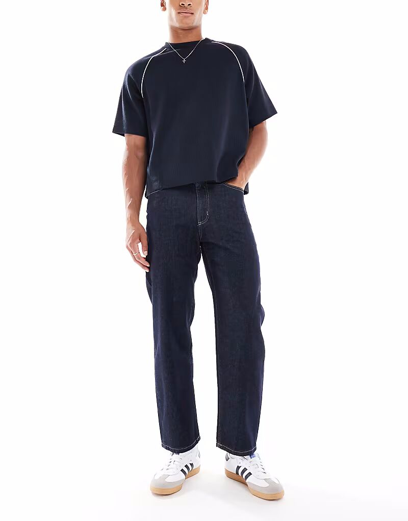 Pull&Bear - Свободные джинсы цвета индиго
Pull&Bear - Свободные джинсы цвета индиго